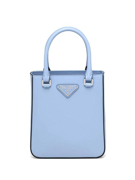 prada milano canvas tote bag|Prada small brushed leather tote.